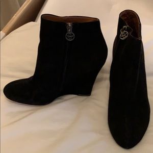 Suede booties